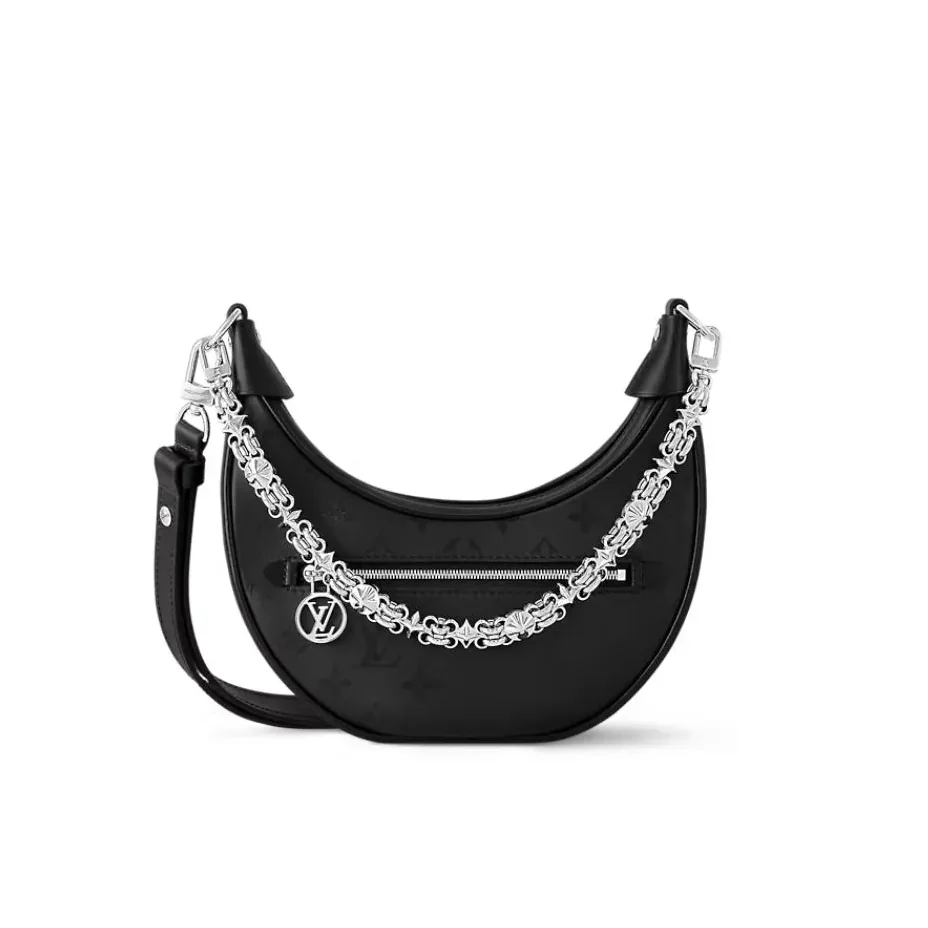 Louis Vuitton Loop Black Bag 9 Inches/ Louis Vuitton Loop Black Bag 9 Inches/