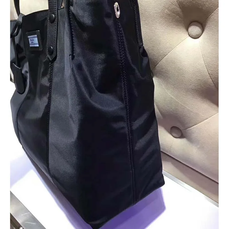 Prada Small Etiquette Nylon Bag for Women in Black Prada Small Etiquette Nylon Bag for Women in Black