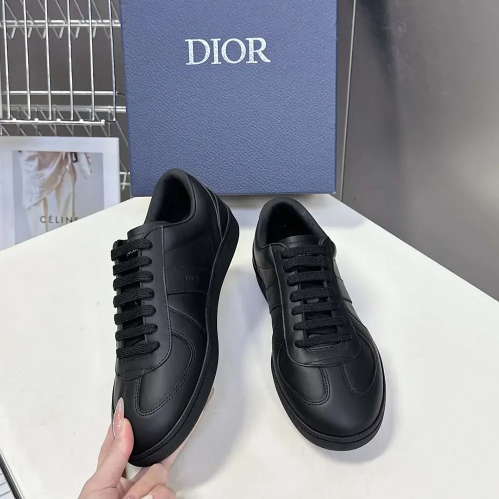 Dior B01 Matchpoint Sneaker Black Smooth Calfskin for Men