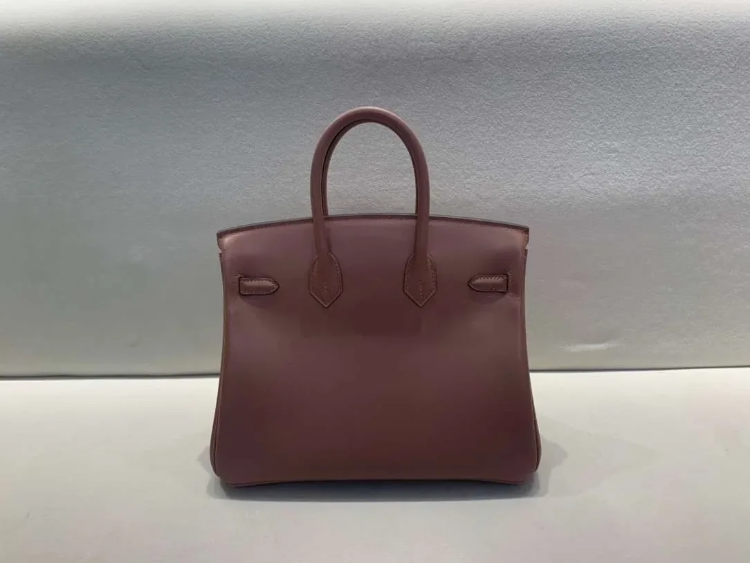 Hermes Birkin 25 Beton Swift Bordeaux /