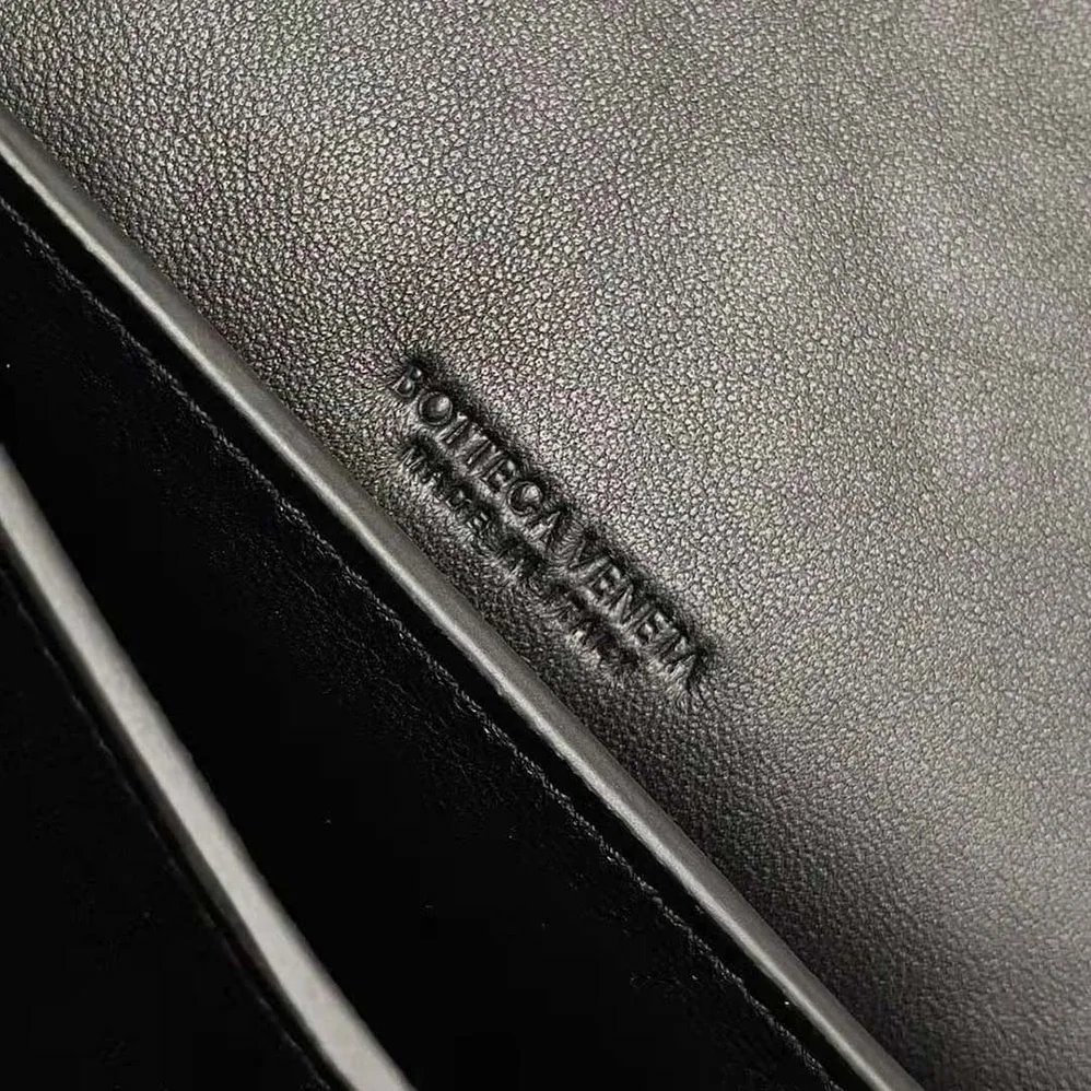 Bottega Veneta Trio Pouch On Strap Mini Intrecciato Leather Shoulder Bag for Women in Black Bottega Veneta Trio Pouch On Strap Mini Intrecciato Leather Shoulder Bag for Women in Black