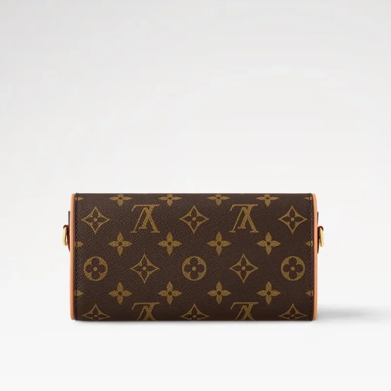 Louis Vuitton Pochette Camille Shoulder Bag / Brown Monogram Canvas Gold Hardware