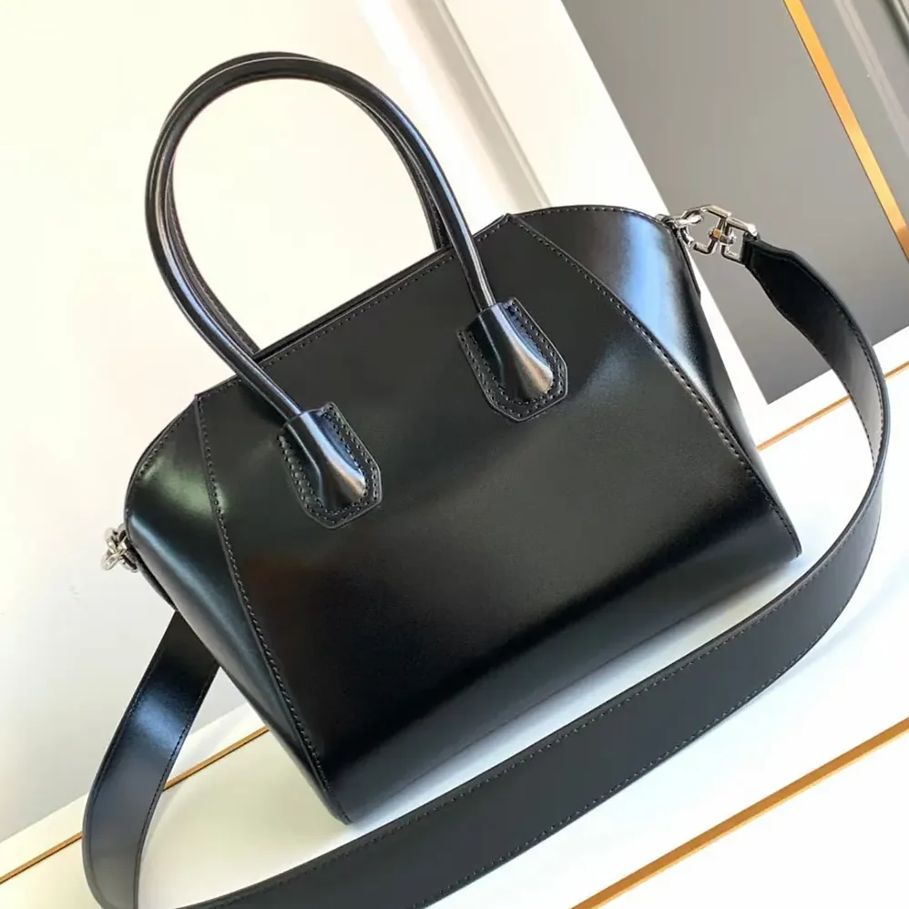 Givenchy Mini Antigona Bag in Box Leather for Women in Black