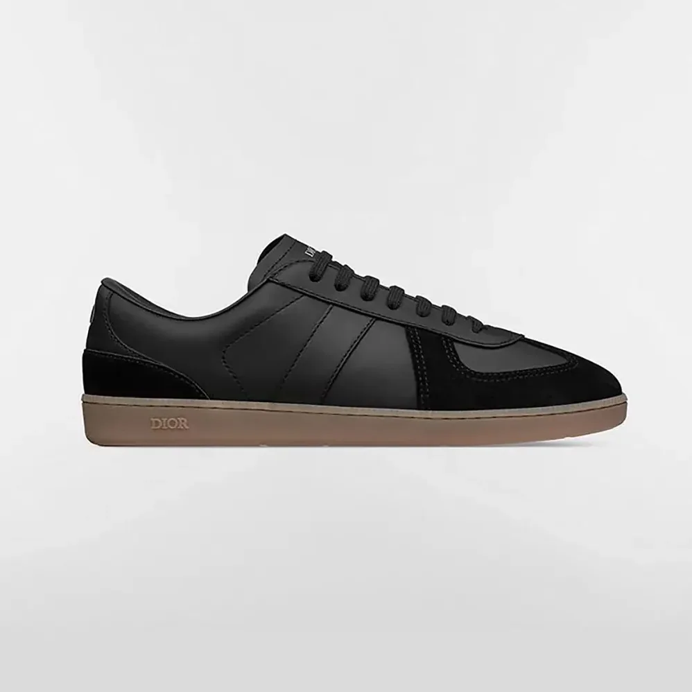 Dior B01 Matchpoint Sneaker Black Smooth Calfskin and Black Suede for Unisex