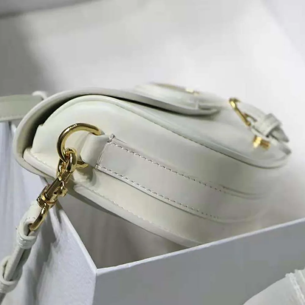 Dior Bobby East-West Bag Box Calfskin for Women in White Dior Bobby East-West Bag Box Calfskin for Women in White