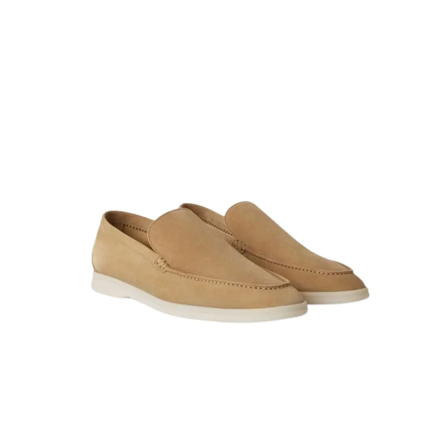 Loro Piana Summer Walk Loafers Light Wood Smoke FAE8124_H755 Loro Piana Summer Walk Loafers Light Wood Smoke FAE8124_H755