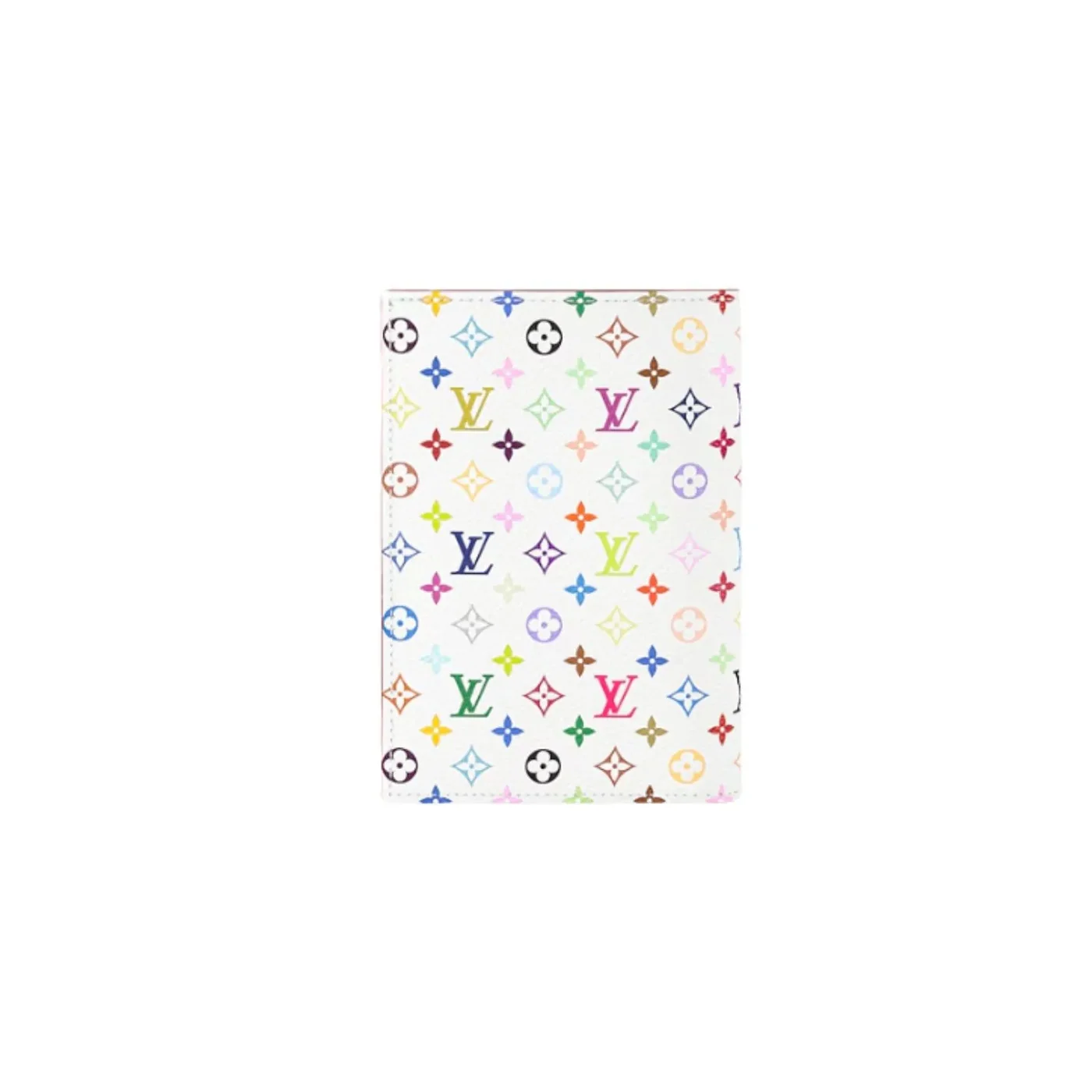 Louis Vuitton LV x TM Passport Cover Multicolore Blanc Wallet / Louis Vuitton LV x TM Passport Cover Multicolore Blanc Wallet /