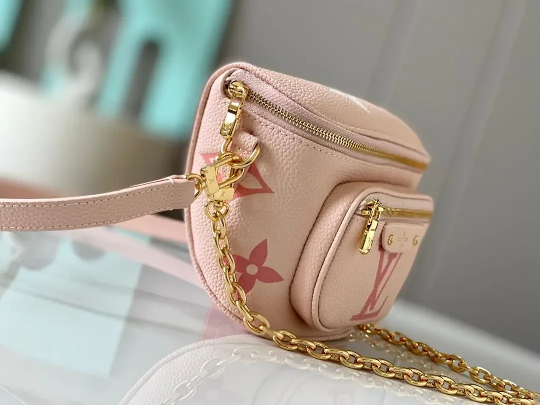 Louis Vuitton Mini Bumbag in Gradient Pink Gold Hardware Louis Vuitton Mini Bumbag in Gradient Pink Gold Hardware