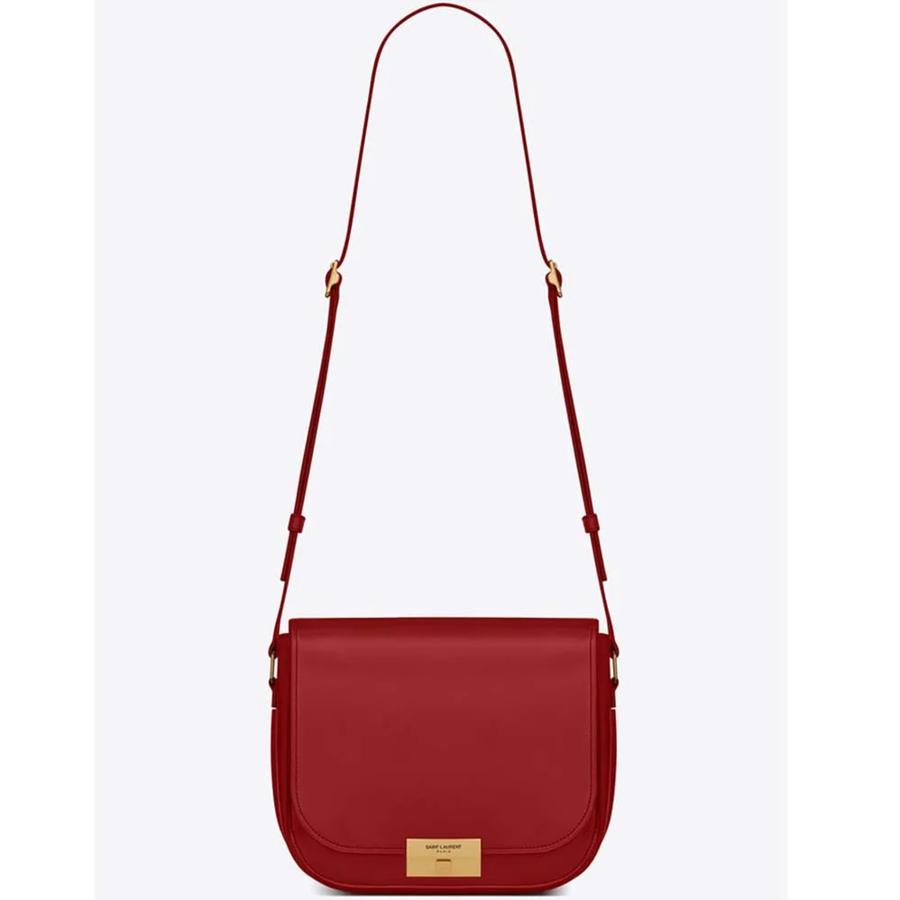 Saint Laurent YSL Betty Satchel in Smooth Leather for Women in Red Saint Laurent YSL Betty Satchel in Smooth Leather for Women in Red