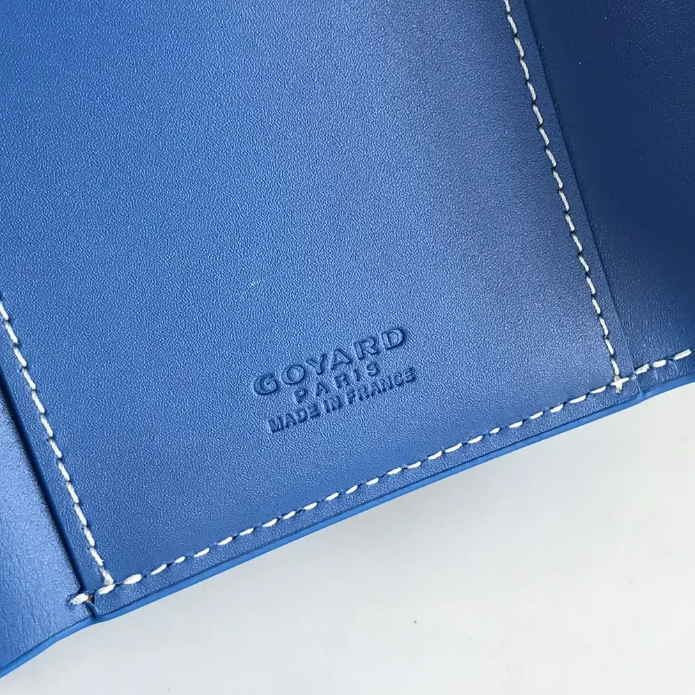 Goyard Saint Gabrie Wallet for Unisex in Blue