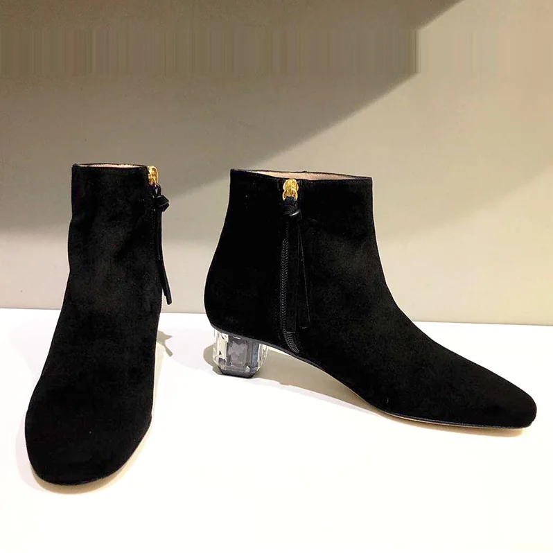 Stuart Weitzman Shoes The Dark Star Bootie 45mm Heel for Women in Black