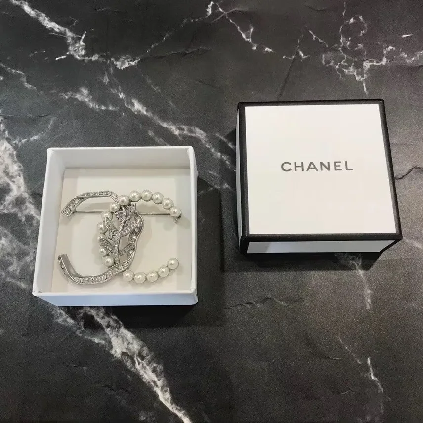 Chanel Brooch Jewelry Sliver Hardware