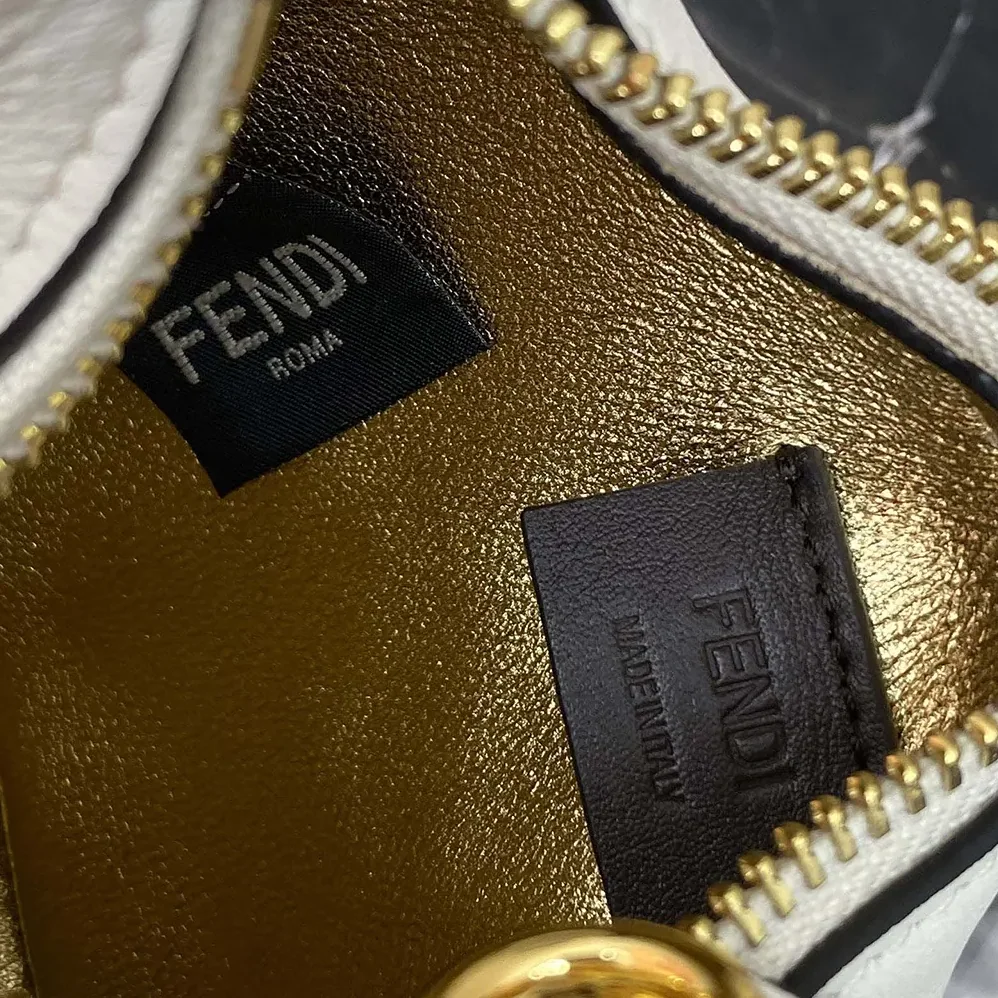 Fendi Fendigraphy Mini White Leather Mini bag for Women Fendi Fendigraphy Mini White Leather Mini bag for Women