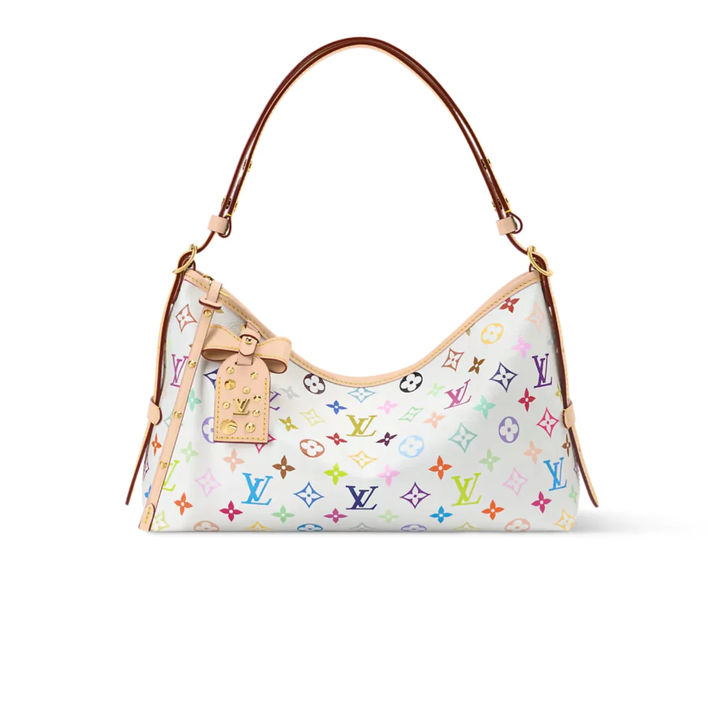 Louis Vuitton LV x TM CarryAll East West Shoulder Bag in Multicolor Gold Hardware
