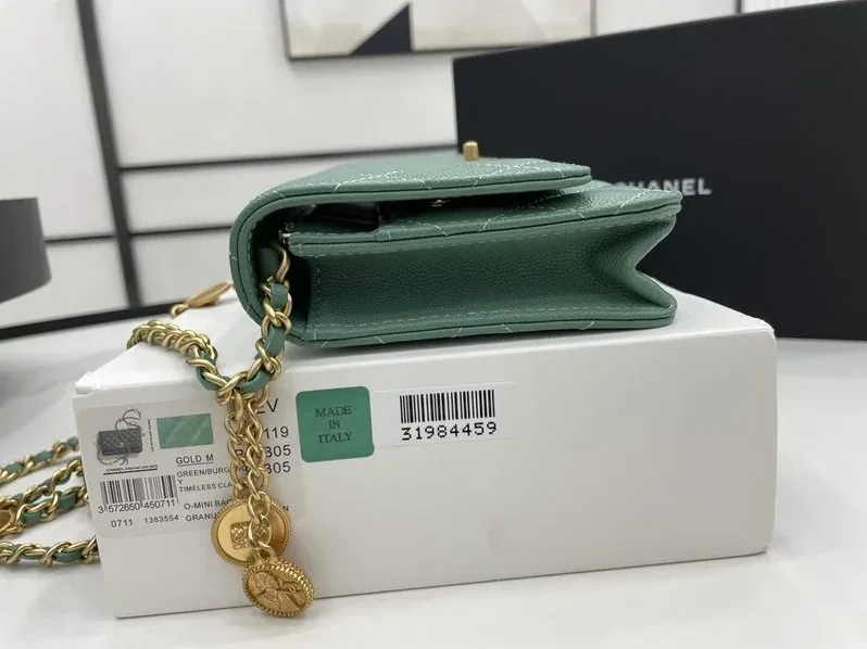 Wallet On Chain Green in Black/White /
