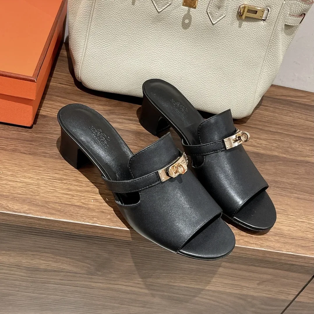 Hermes Candy Sandal Black Hermes Candy Sandal Black