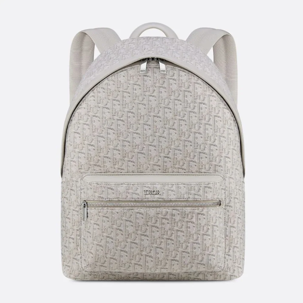 Dior Rider Backpack Beige Dior Oblique Jacquard for Men Dior Rider Backpack Beige Dior Oblique Jacquard for Men