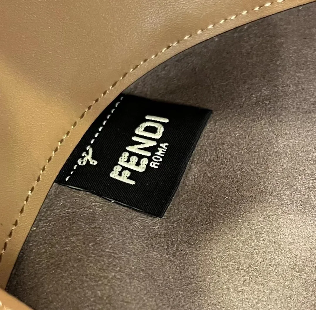 Fendi Pomodorino Brown FF Fabric Mini Bag For Woman / 8BS059AHWVF1GE3 Fendi Pomodorino Brown FF Fabric Mini Bag For Woman / 8BS059AHWVF1GE3