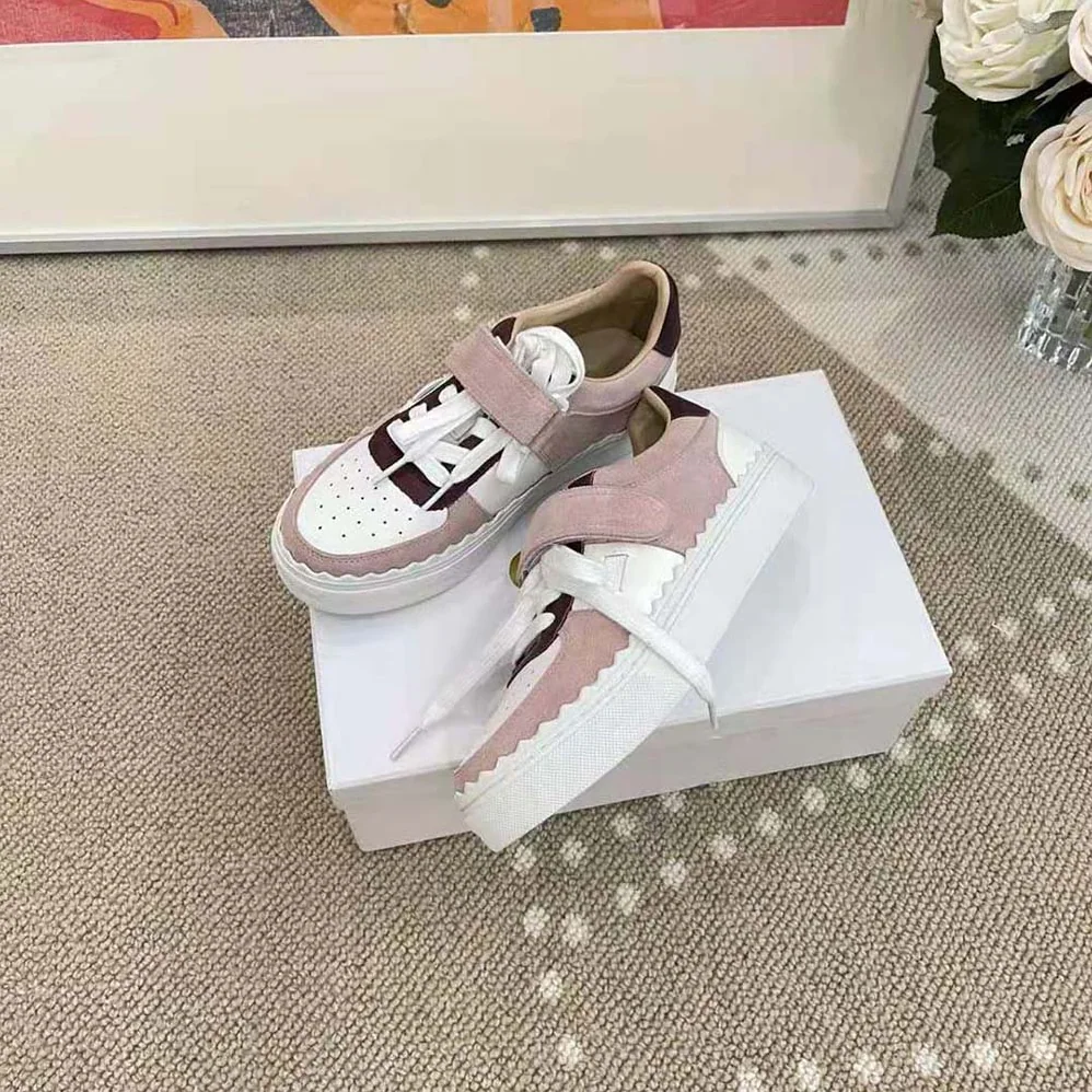 Chloe Lauren Sneaker with Strap for Women in Pink