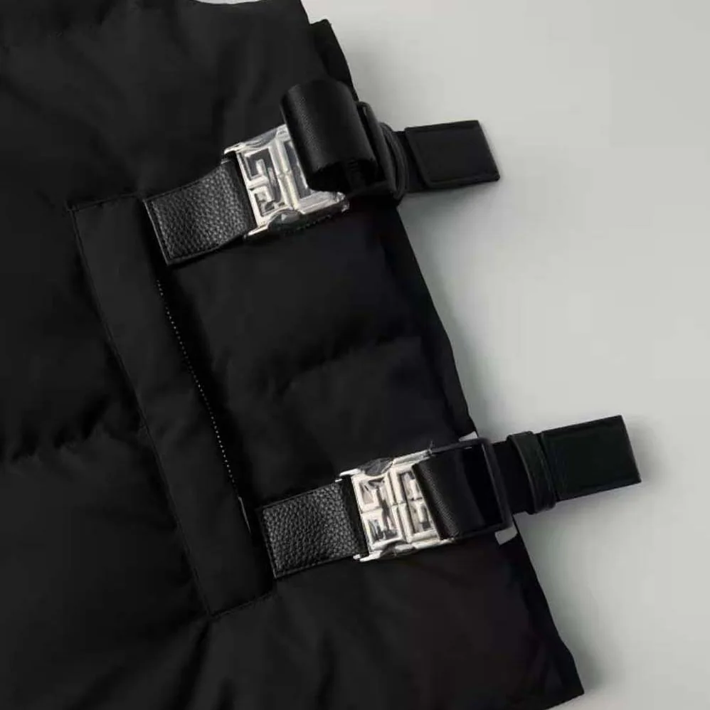 Givenchy Sleeveless Puffer Jacket with Metallic Details for Men Givenchy Sleeveless Puffer Jacket with Metallic Details for Men