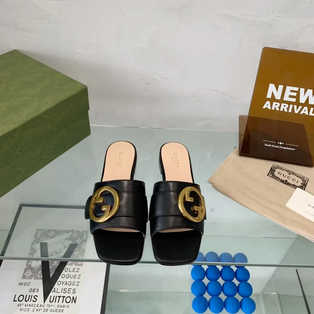 Gucci Blondie Slide Sandal Black