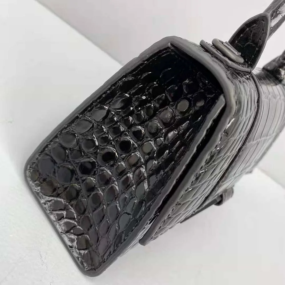 Balenciaga Hourglass XS Top Handle Bag for Women in Black Balenciaga Hourglass XS Top Handle Bag for Women in Black