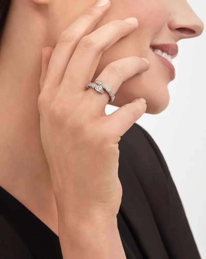 Bvlgari Serpenti Viper Ring White Gold Bvlgari Serpenti Viper Ring White Gold