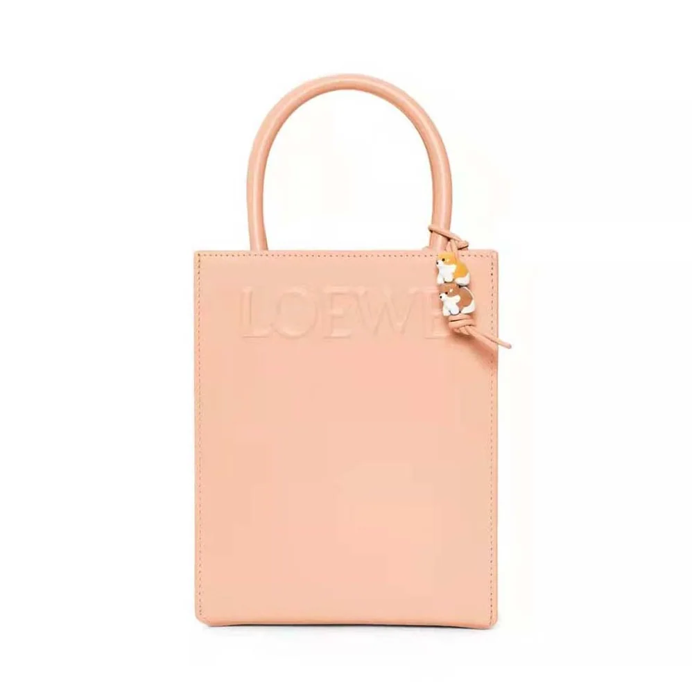 Loewe Standard A5 Tote in Sleek Calfskin for Women in Pink Loewe Standard A5 Tote in Sleek Calfskin for Women in Pink