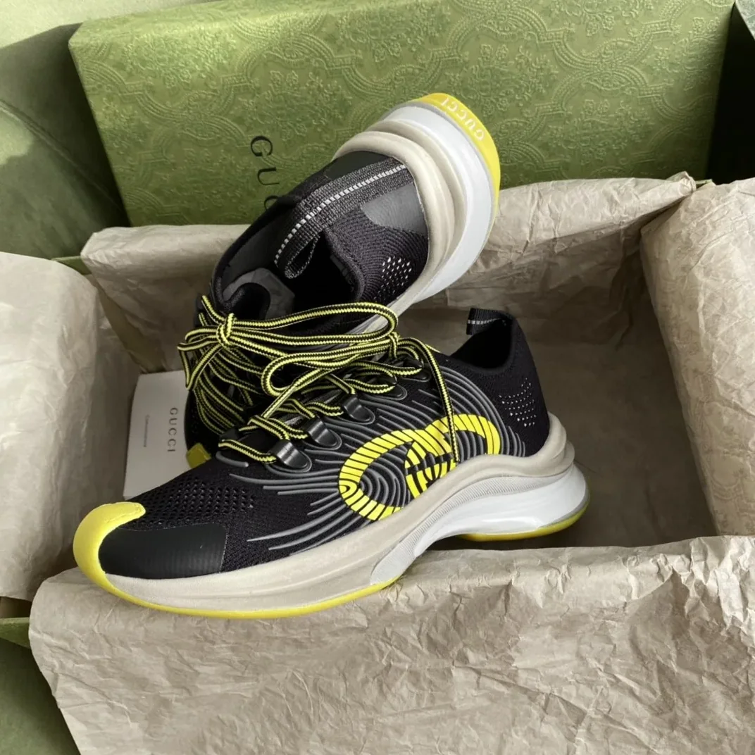 Gucci Run Sneaker Black for Men Gucci Run Sneaker Black for Men