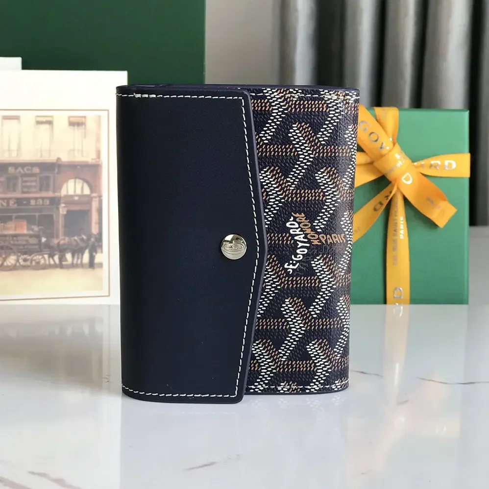 Goyard Saint Gabrie Wallet for Unisex in Navy