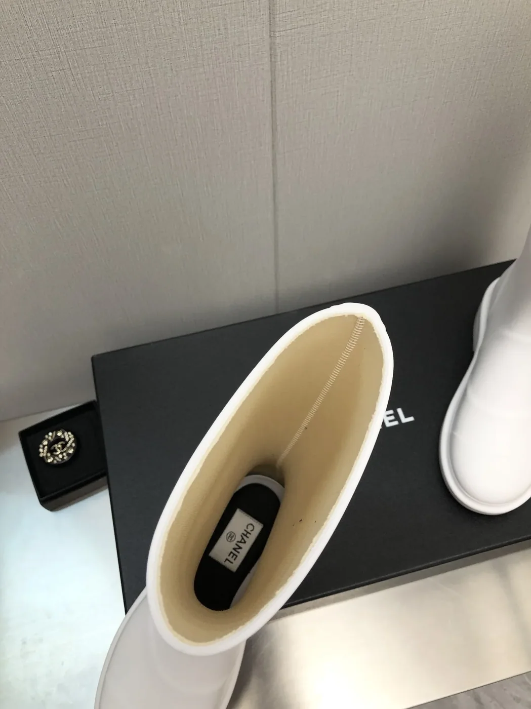 Chanel Hight Boots White for Women Chanel Hight Boots White for Women