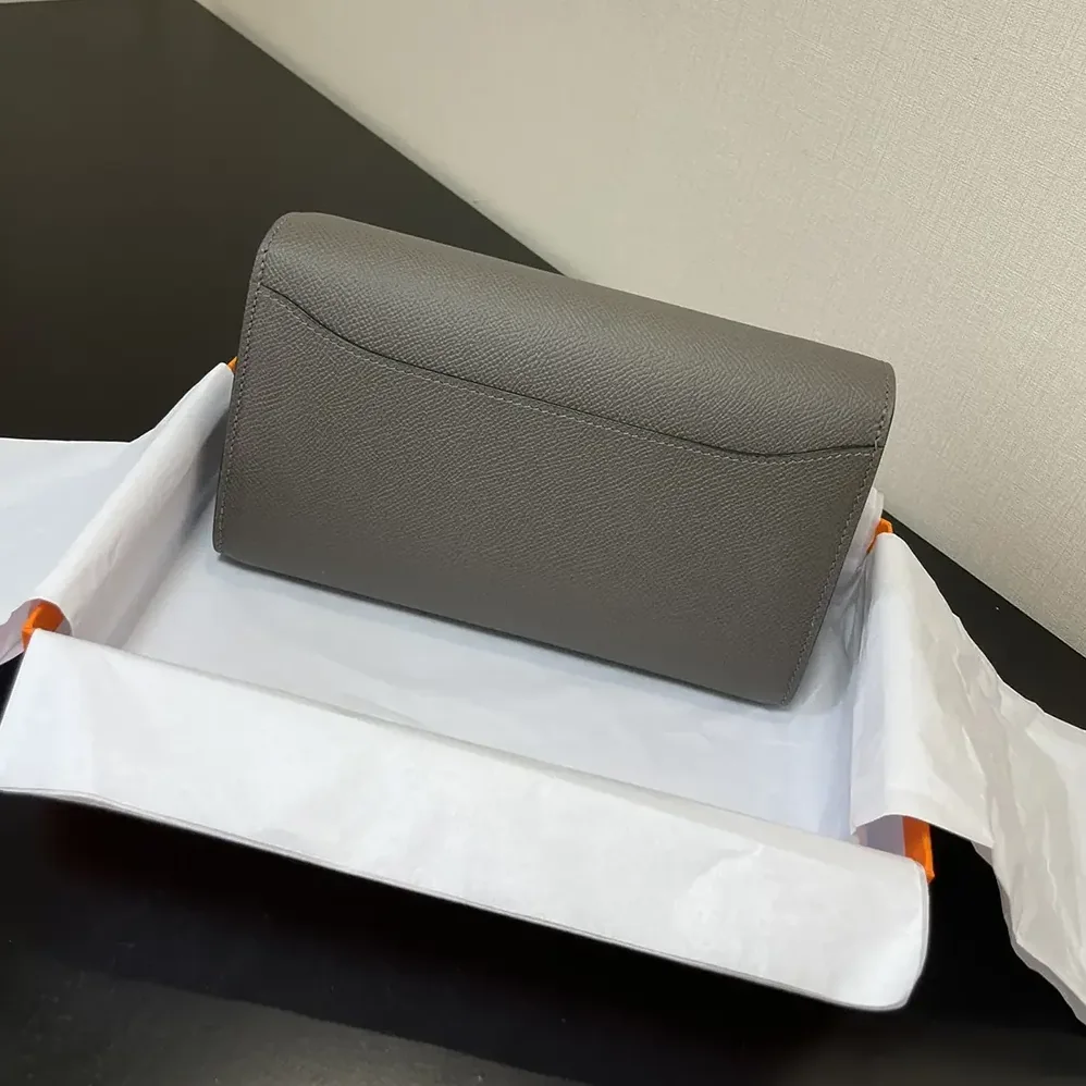Hermes Constance Long To Go in Epsom Leather for Women in Grey/Gold Hermes Constance Long To Go in Epsom Leather for Women in Grey/Gold