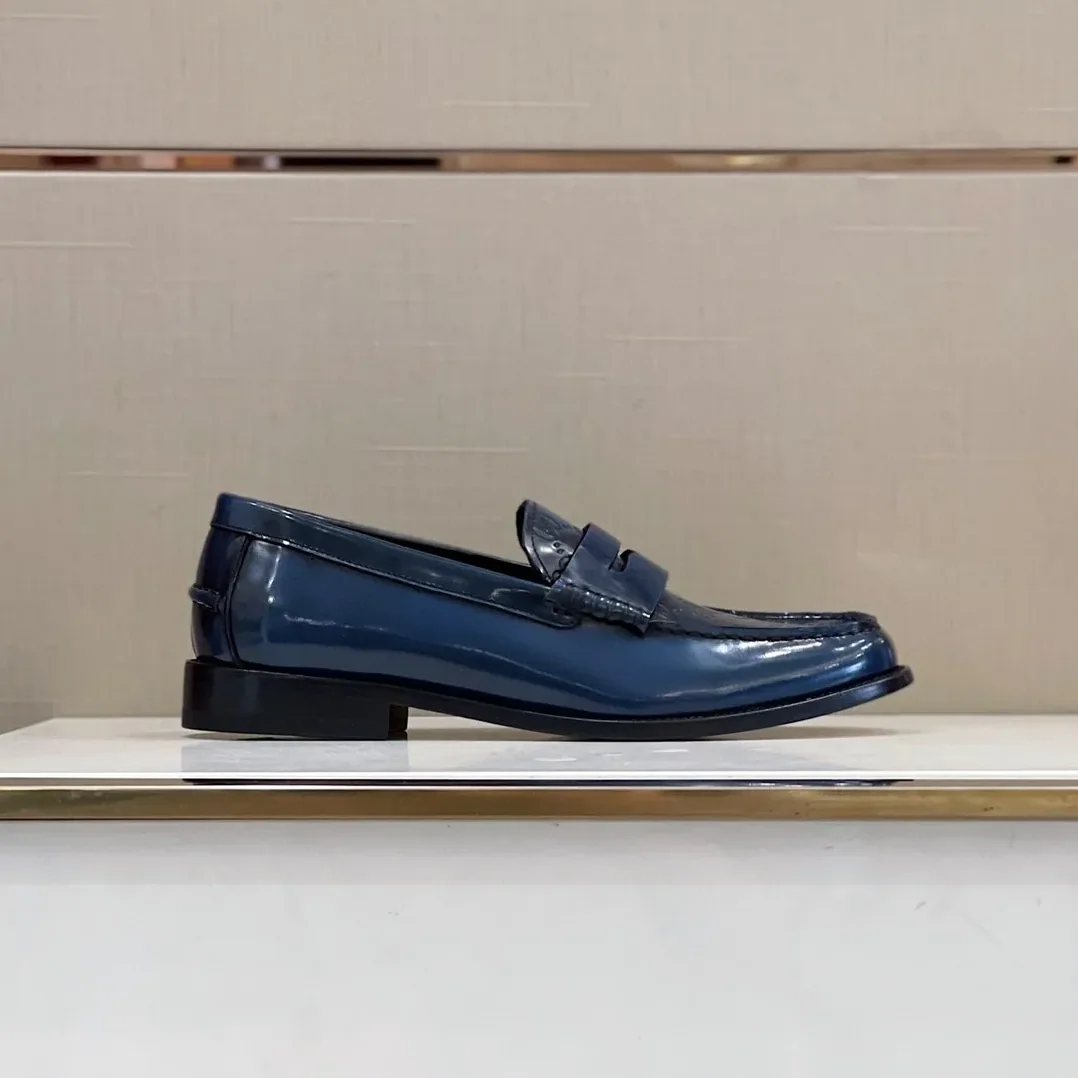 Gucci GG Embossed Loafers Horsebit Blue for Men Gucci GG Embossed Loafers Horsebit Blue for Men