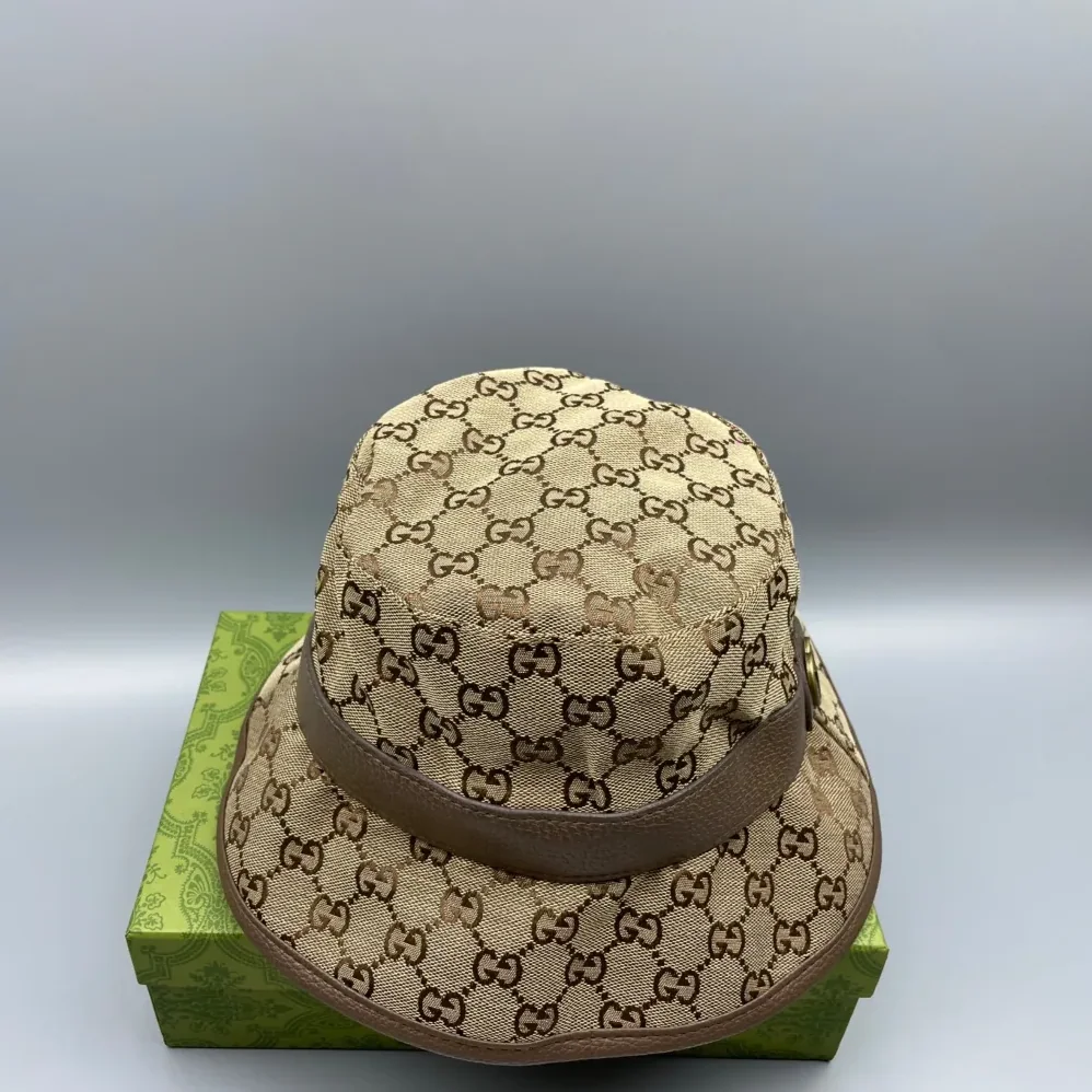 Gucci GG Canvas Bucket Hat Pink Gucci GG Canvas Bucket Hat Pink