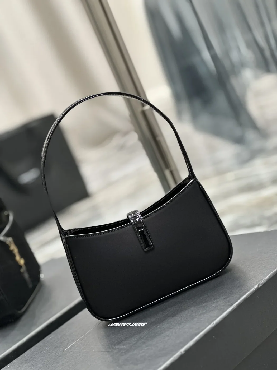 Saint Laurent Joe Backpack Black /