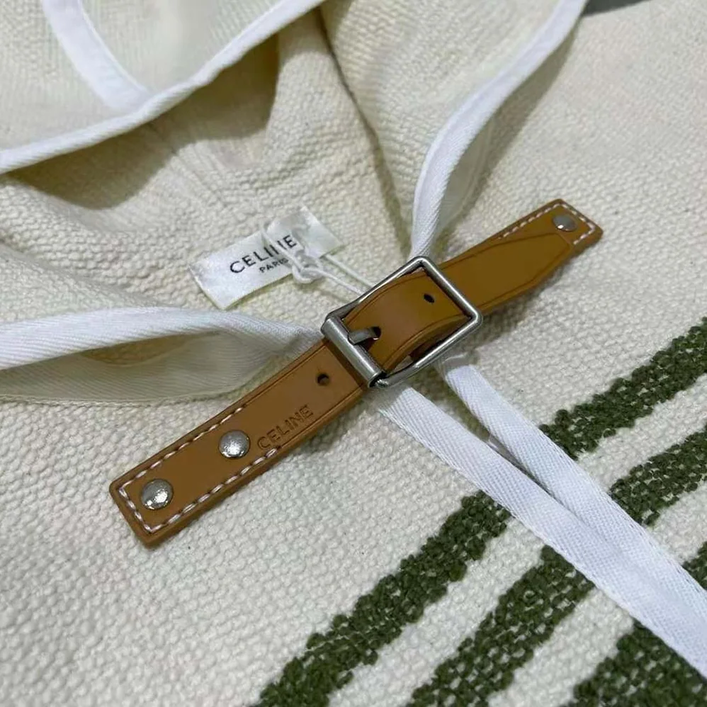 Celine Hooded Cardigan in Striped Tweed for Women Celine Hooded Cardigan in Striped Tweed for Women