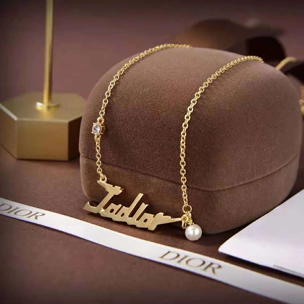 Dior J'Adior Necklace Gold for Women in Finish Metal Dior J'Adior Necklace Gold for Women in Finish Metal