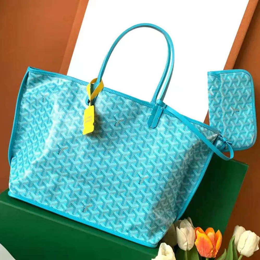 Goyard Anjou PM Seahorse Embroidery for Women in Blue Goyard Anjou PM Seahorse Embroidery for Women in Blue