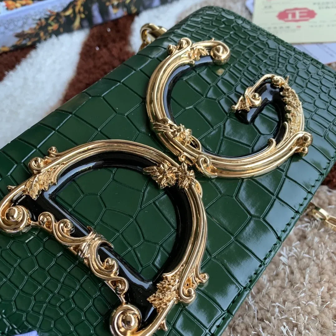 Dolce & Gabbana DG Girls Cross Body Bag Dark Green / Dolce & Gabbana DG Girls Cross Body Bag Dark Green /