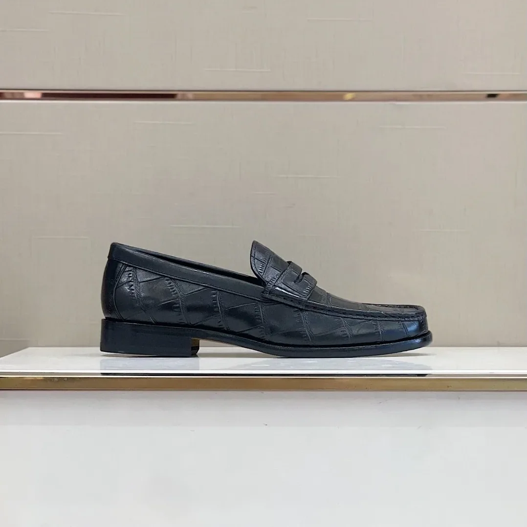 Gucci Horsebit Crocodile Loafer Black 0GQ00 Gucci Horsebit Crocodile Loafer Black 0GQ00