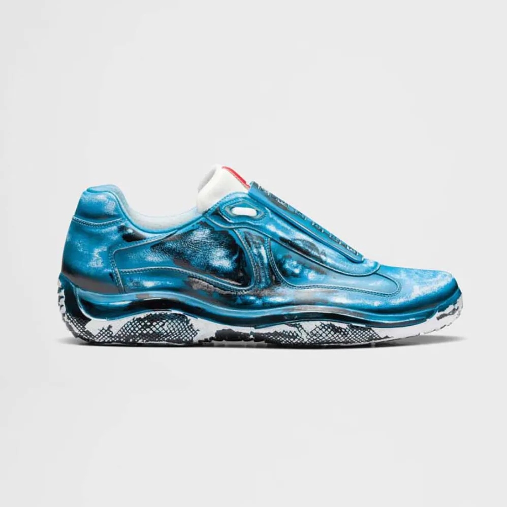 Prada Cass x Prada Americas Cup D3cay Sneakers for Unisex in Navy