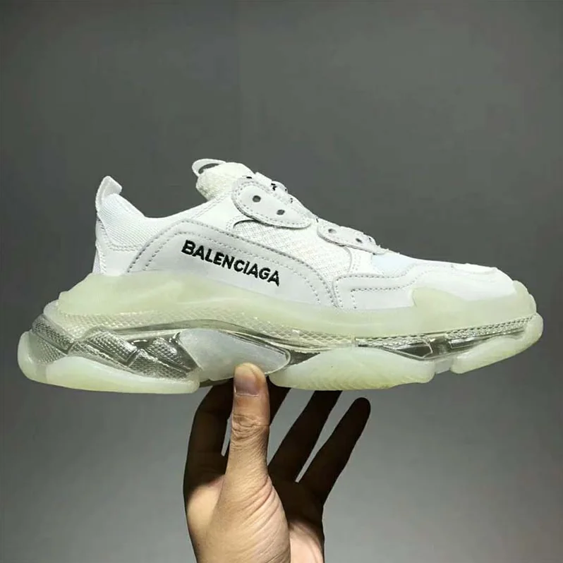 Balenciaga Shoes Triple S Clear Sole Trainers for Unisex in White