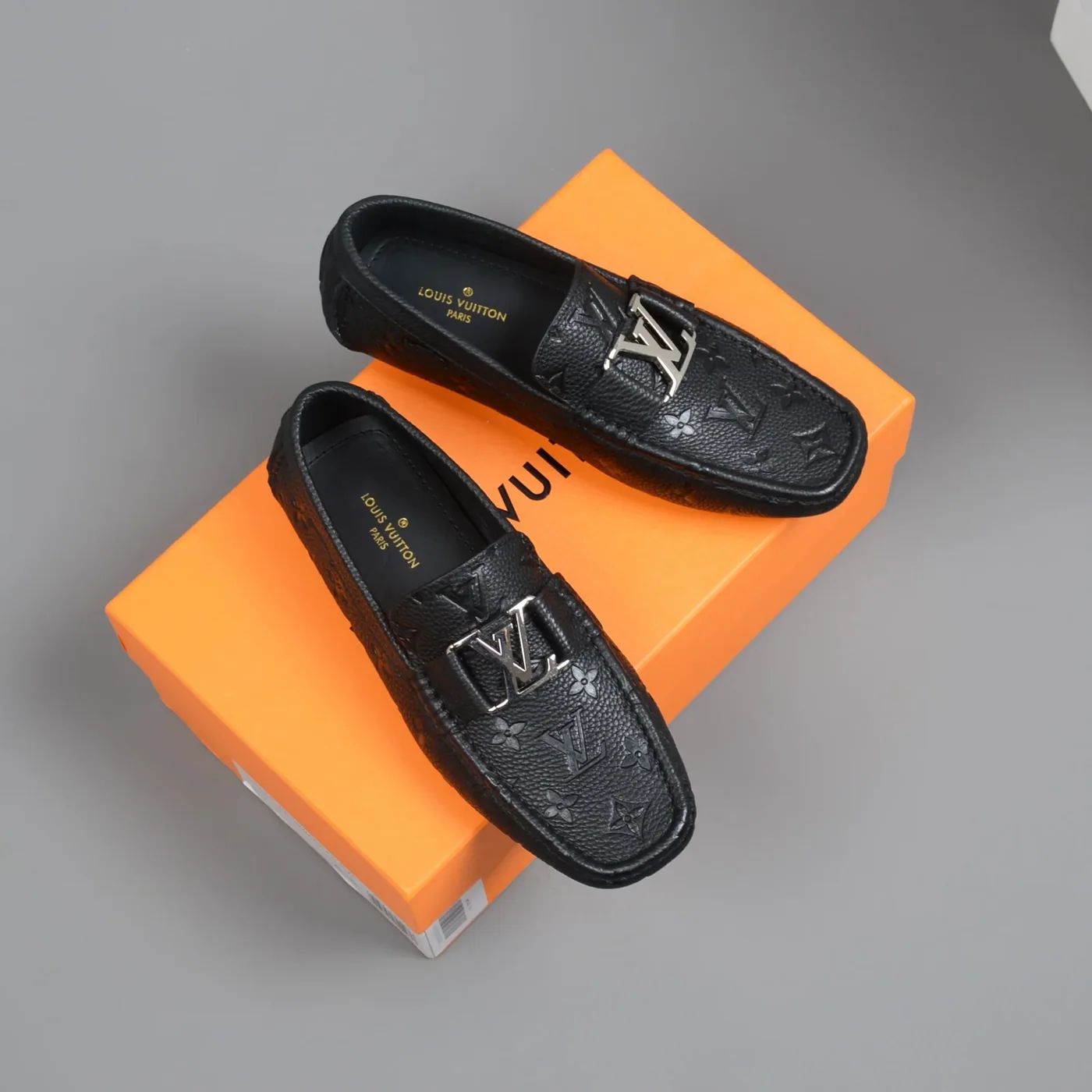 Louis Vuitton Monte Carlo Mocassin Black LV 1A9F9Q Louis Vuitton Monte Carlo Mocassin Black LV 1A9F9Q
