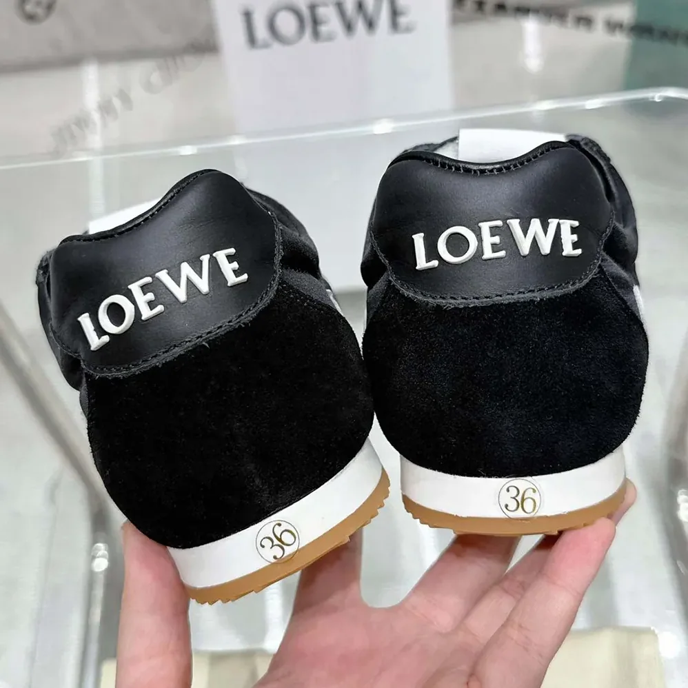 Loewe Ballet Runner 2.0 in Nylon and Calfskin for Unisex in Black Loewe Ballet Runner 2.0 in Nylon and Calfskin for Unisex in Black