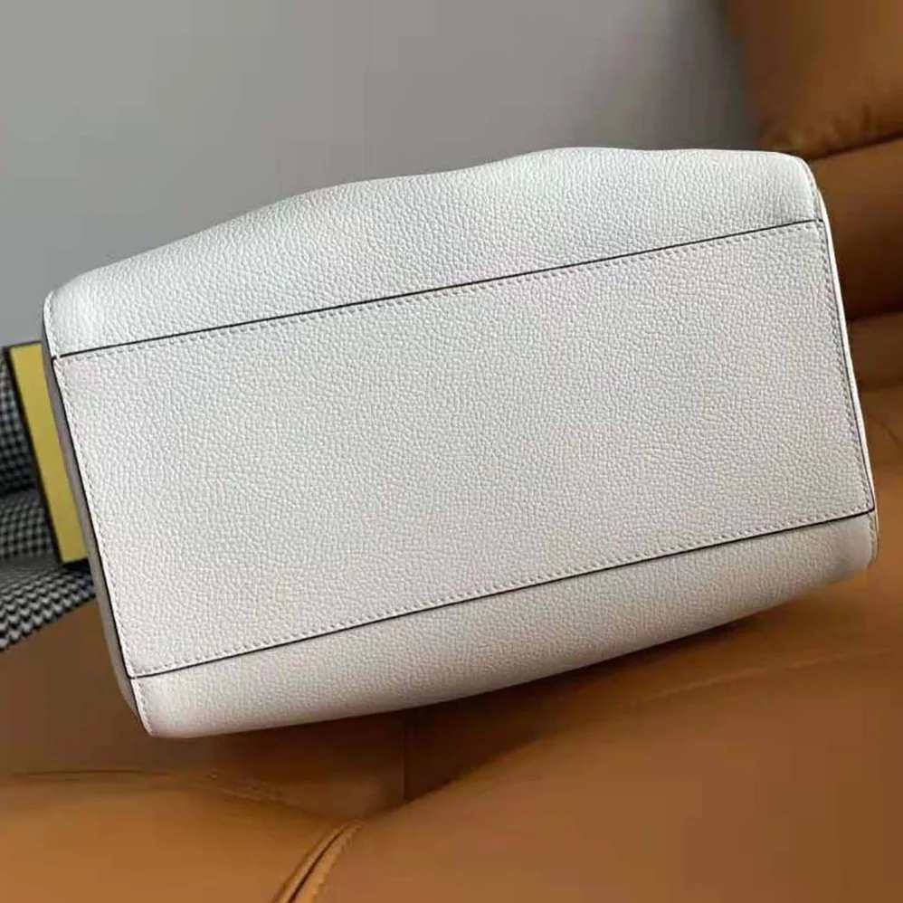 Fendi Origami Medium White Leather Bag That Can be Transformed for Women Fendi Origami Medium White Leather Bag That Can be Transformed for Women