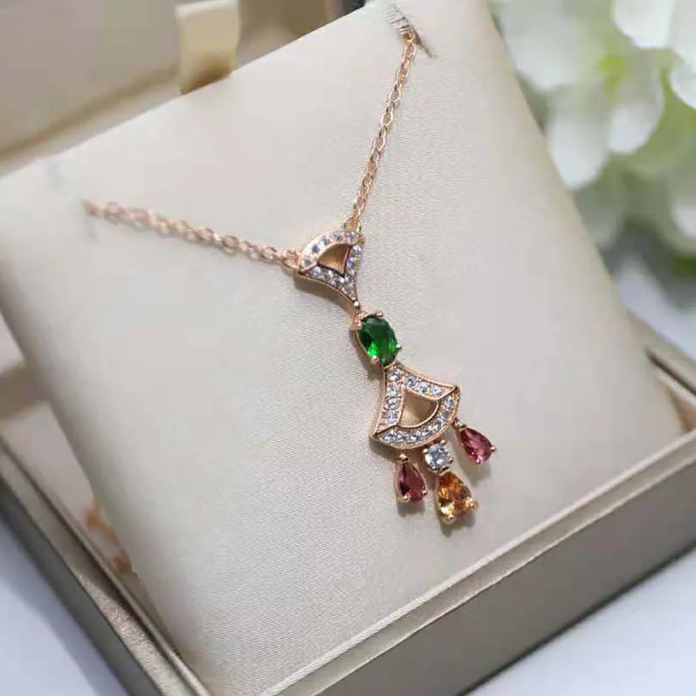 Bvlgari Divas Dream Necklace 18 KT Rose Gold for Women Bvlgari Divas Dream Necklace 18 KT Rose Gold for Women