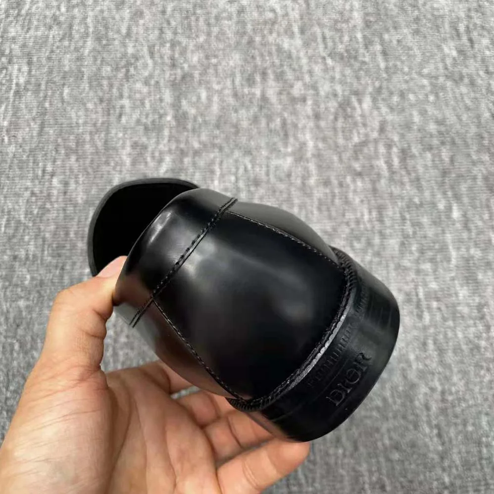 Dior Granville Loafer Black Polished Calfskin for Men