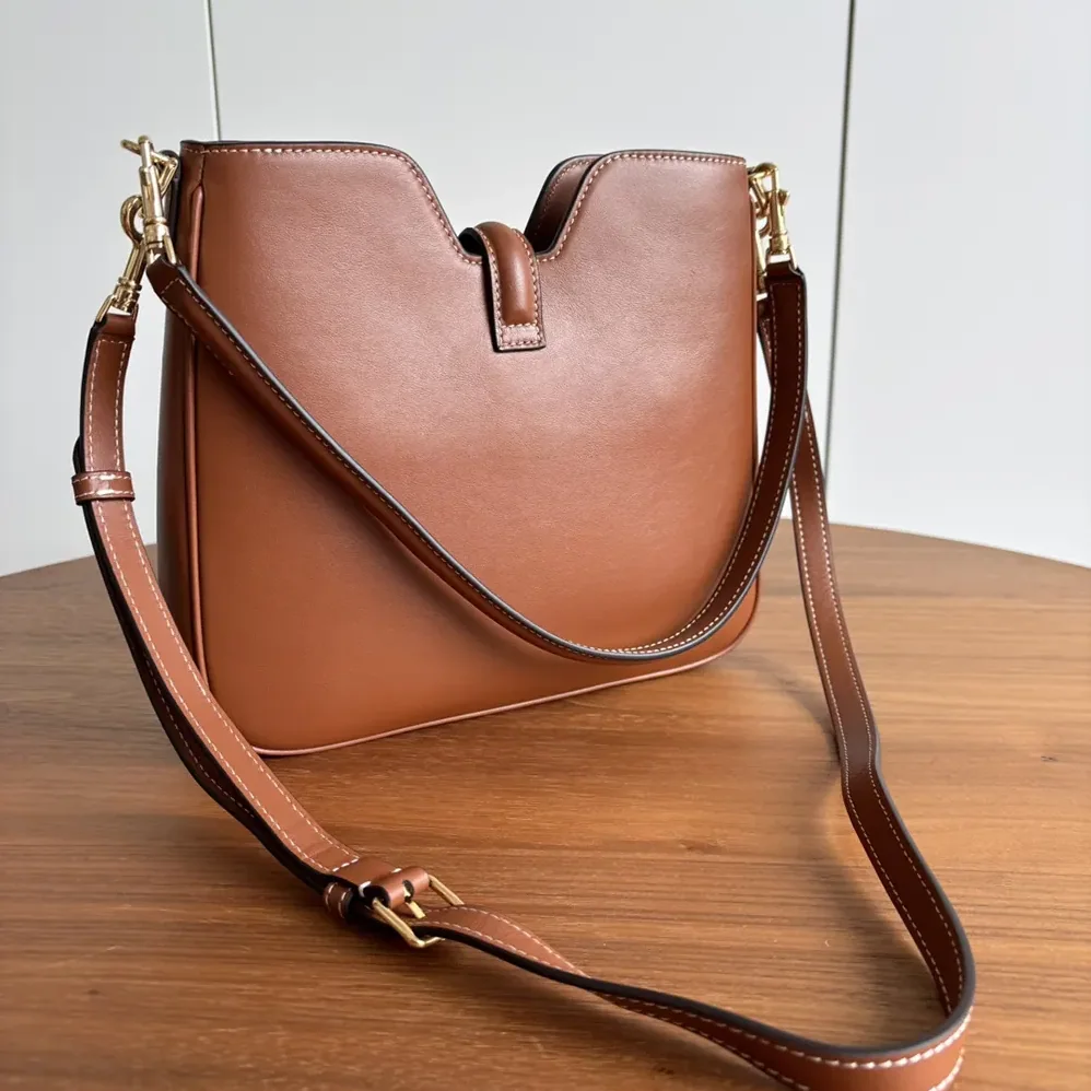 Celine Small Camille 16 Soft Bag in Smooth Calfskin for Women in Brown Celine Small Camille 16 Soft Bag in Smooth Calfskin for Women in Brown