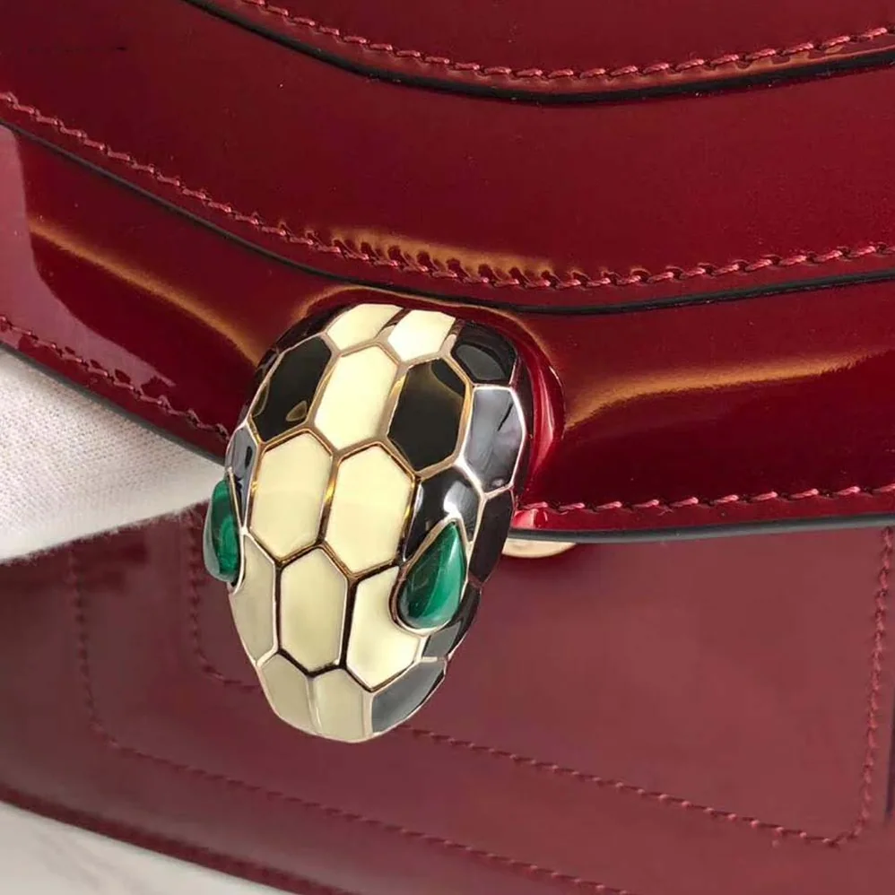 Bvlgari Serpenti Forever Flap Cover for Women in Red Bvlgari Serpenti Forever Flap Cover for Women in Red
