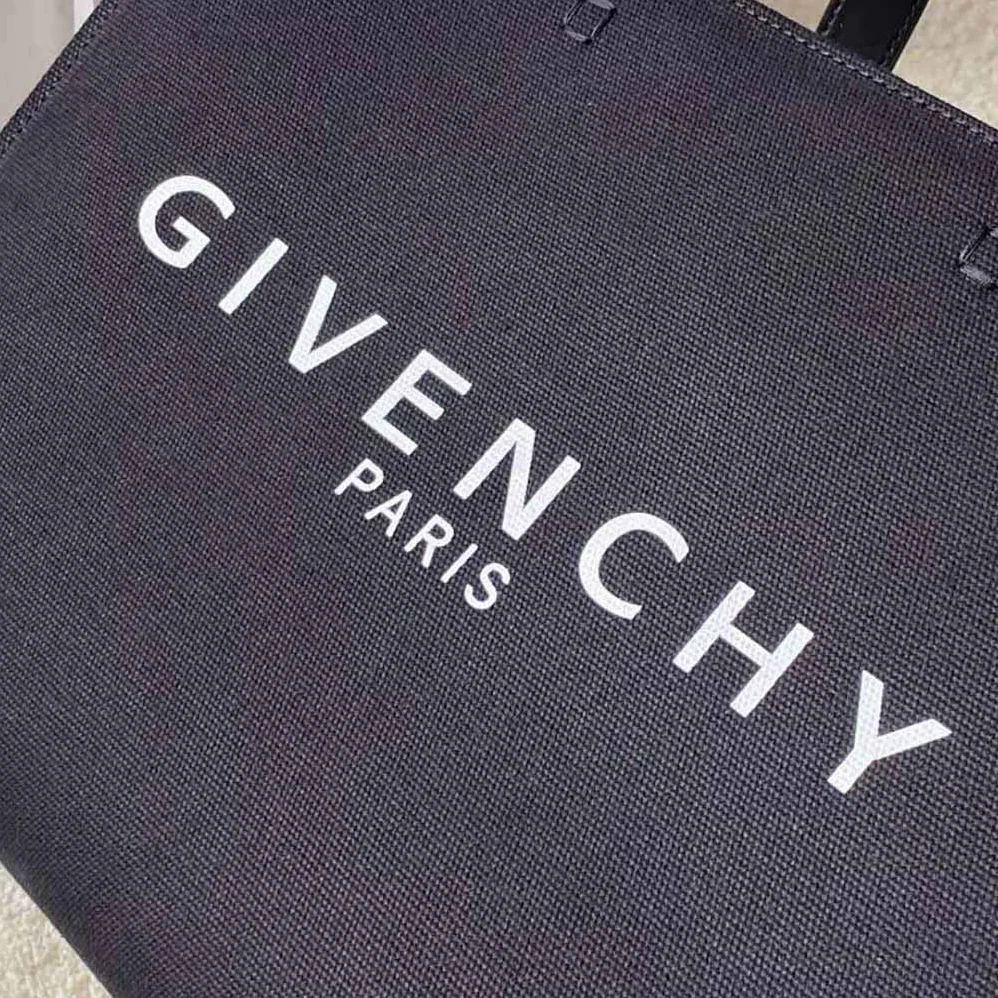 Givenchy Medium G Tote Shopping Bag in Canvas for Women in Black